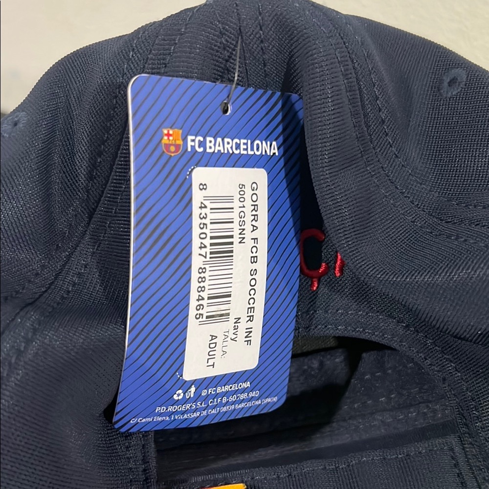 FC Barcelona Blue and Yellow Baseball Hats - Picture 2 of 8